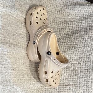 CROCS Classic Cream Clogs